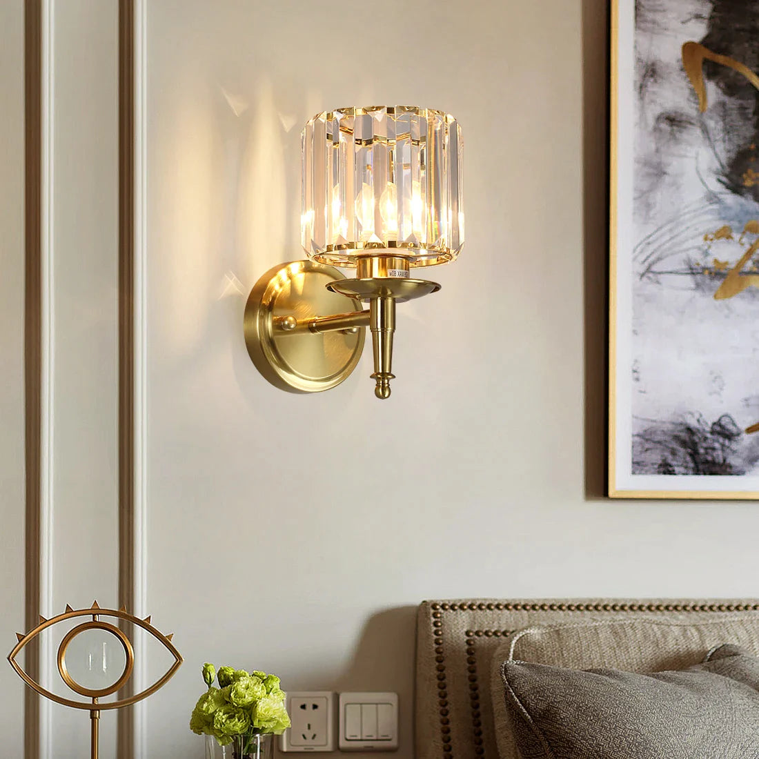 Crystal Wall Sconces: Adding Sparkle to Your Home