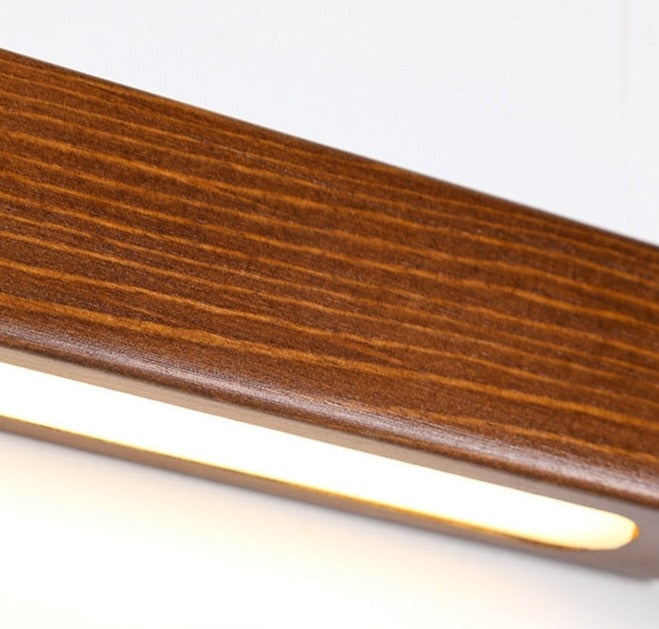 Modern Wall Lamp | Minimalist Wooden Bar 1-light Led Sconce | Casalola - Lamps