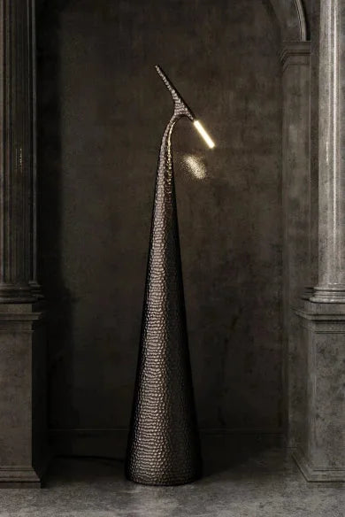 Luxury Modern Floor Lamp ?? Abstract Bronze Design Artistic Statement Lighting for Contemporary Interiors - Lamps