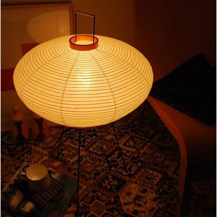 イサムノグチ　akari 10A リプロダクト Noguchi Lamp | Akari Paper Lamp 10a | Tripod Floor Lamp For