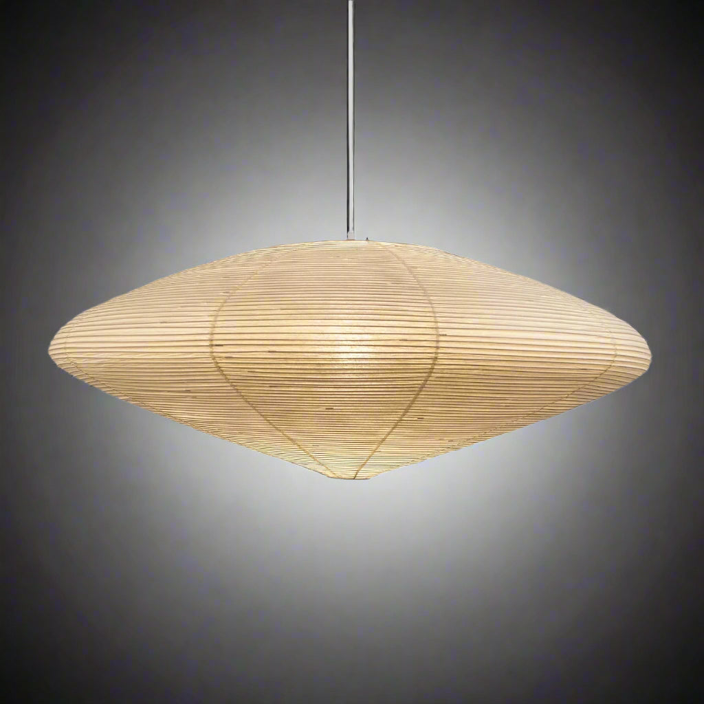 Akari 15a Pendant Lamps - Luxury Authentic Japanese Washi Paper Ceiling Lamp for Japandi Minimalism Wabi-sabi Decor