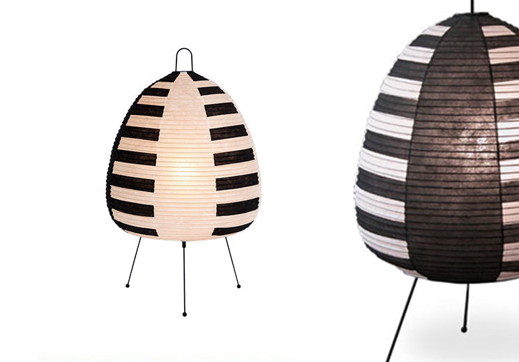 Akari 1as Paper Lantern Lamp - Vibrant Japanese Design By Isamu Noguchi - Minimalist Table Lamps