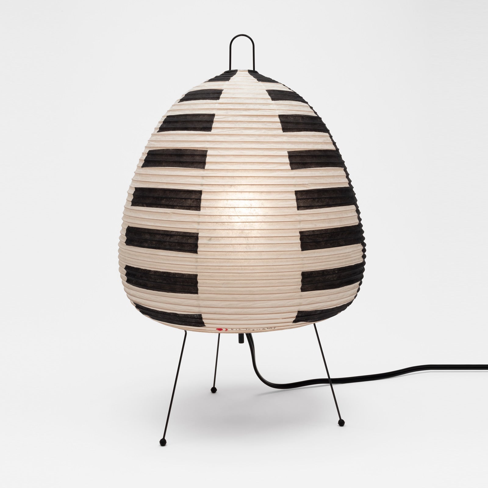 Akari 1as Paper Lantern Lamp - Vibrant Japanese Design By Isamu Noguchi - Minimalist Table Lamps