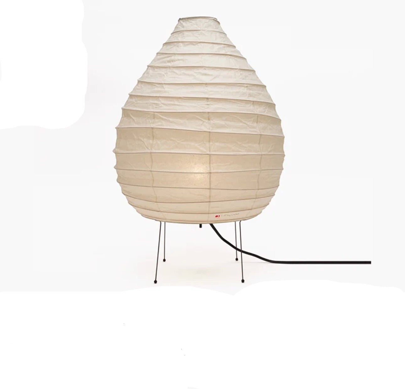 Akari 22n Paper Lantern Lamp - Lamps for Japandi Minimalist Wabi-sabi Interiors - Table