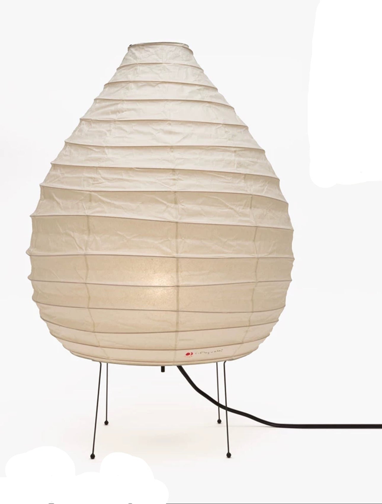 Akari 22n Paper Lantern Lamp - Lamps for Japandi Minimalist Wabi-sabi Interiors - Table