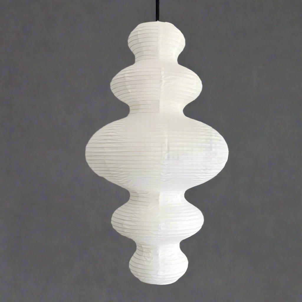 Akari Pendant Lamp | Noguchi Lanterns | Rice Paper | Japandi Minimalism Wabi-sabi Decor - Lamps