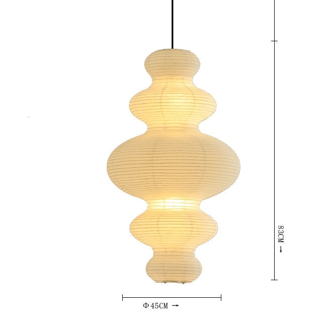 Akari Pendant Lamp | Noguchi Lanterns | Rice Paper | Japanese Decor | Casalola - Lamps