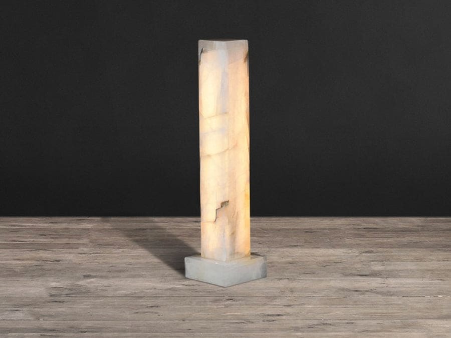 Alabaster Floor Lamps for Living Room - Modern Luxury Decor - Torchiere