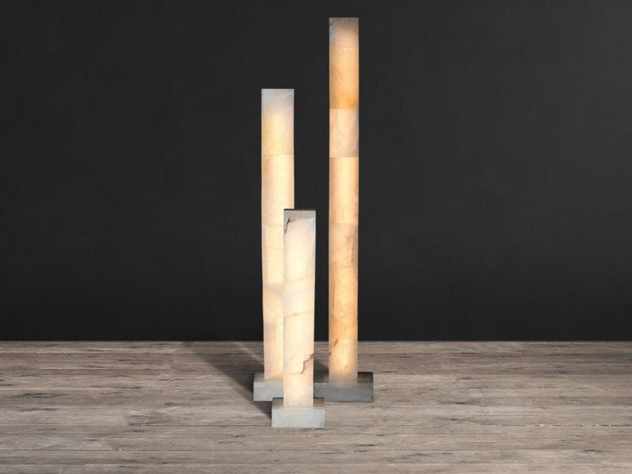 Alabaster Floor Lamps for Living Room - Modern Luxury Decor - Torchiere