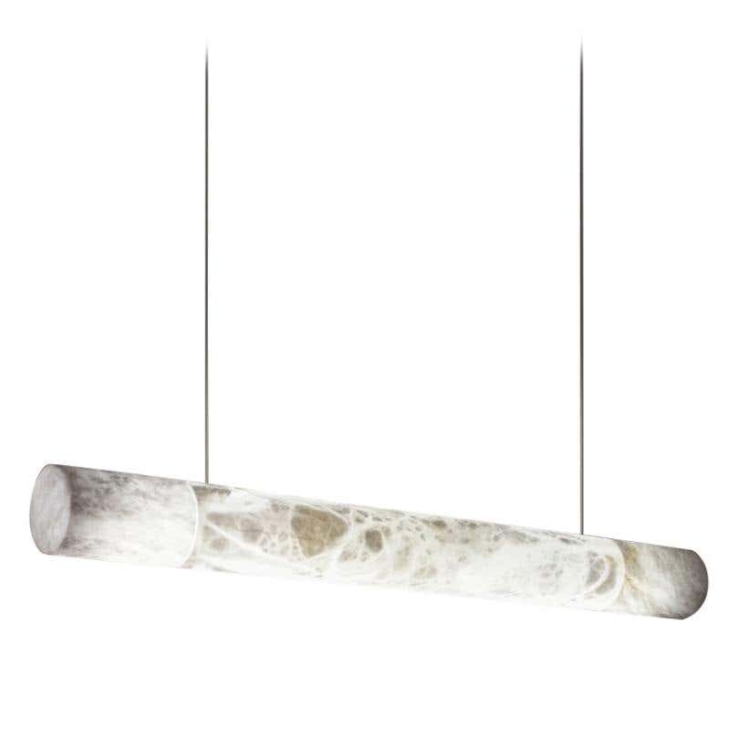 Modern Linear Alabaster Hanging Lamps Chandelier for Dining Room and Kitchen | Casalola Lights - Pendant Lamps