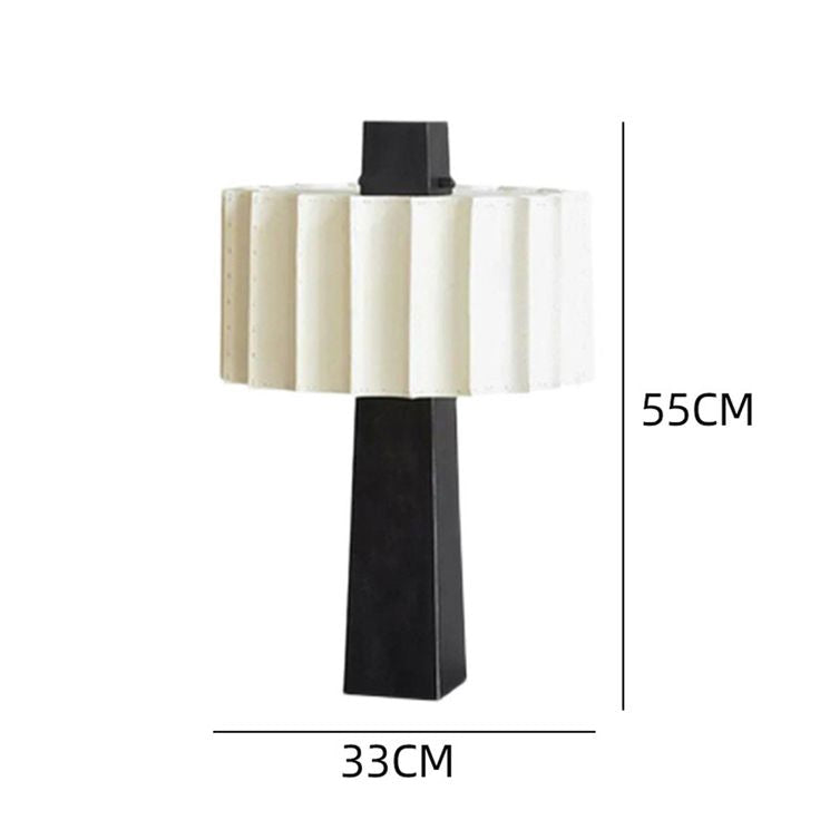 Alabaster Table Lamp | Designer Lighting with Marble & Pvc Lampshades - Minimalist Lamps