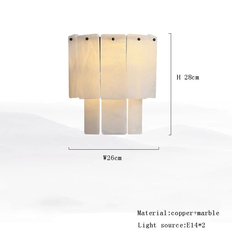 Alabaster Wall Sconces for Living Room Bedroom & Dining | Casalola Lights