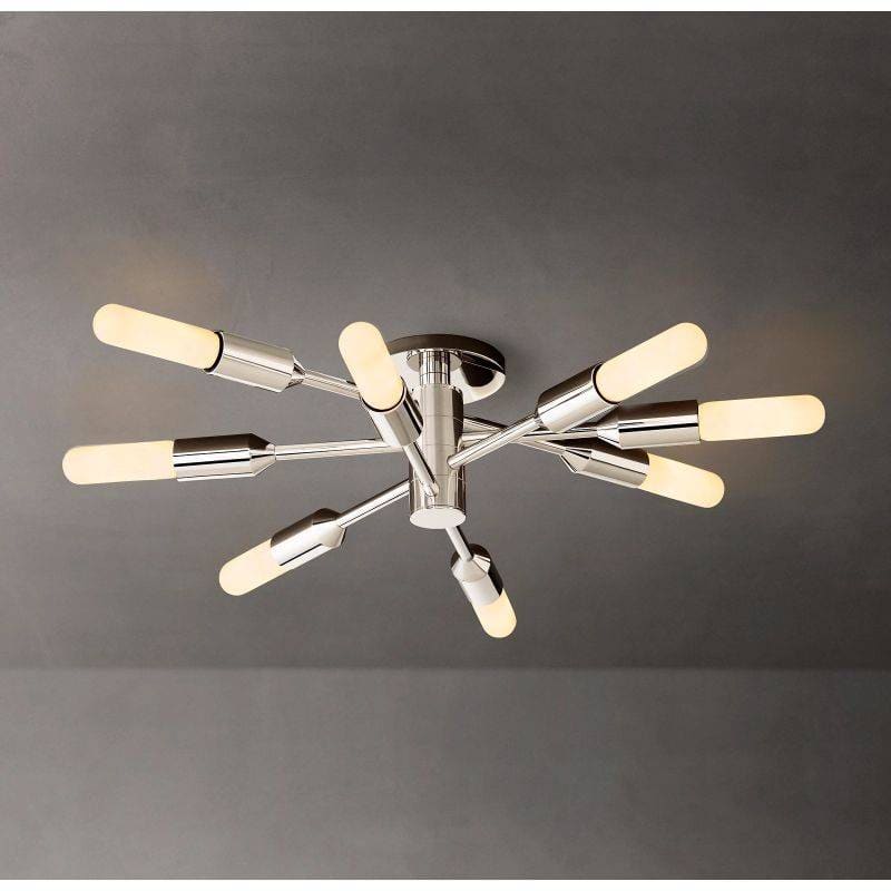 Shop for Semi Flush Mounts - 8 Lights - Silver Finish - Exclusive Design - Semi-flush Mounts