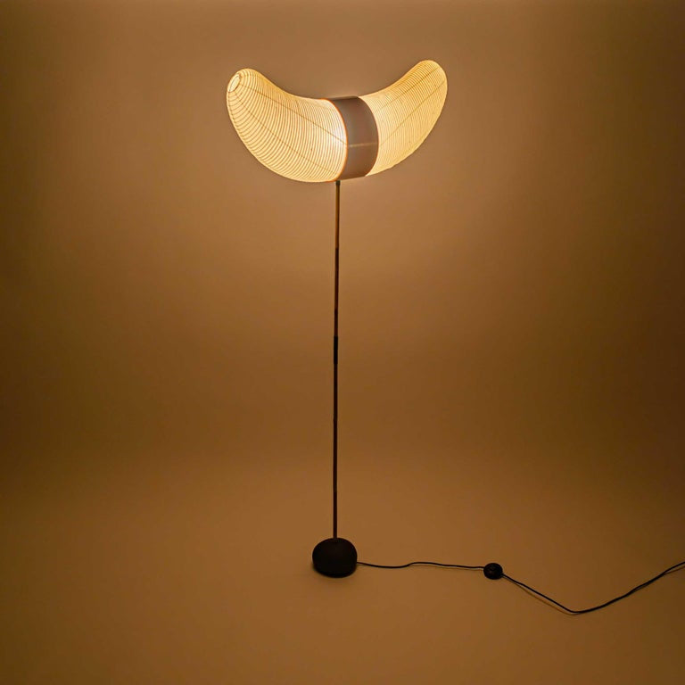 Bb3-33s Floor Lamp | Isamu Noguchi Lamps | Handcrafted Washi Paper Lamp; Bamboo Design | Japandi