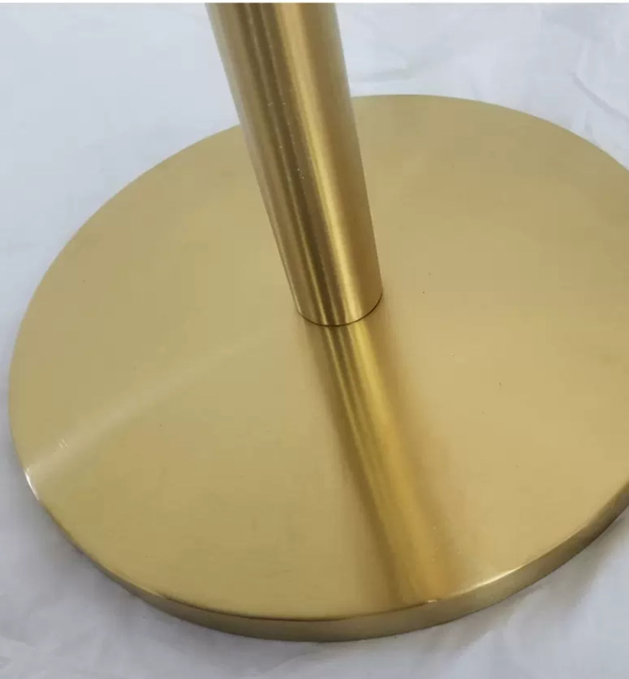 Luxury Brass Drum Table Lamp with Minimalist Metal Design for Living Room Bedroom or Office - Modern Lamps