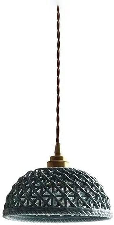 Ceramic Modern Led Pendant Lamp in White Blue or Pink | Luxury Transitional French Country Style - Lamps