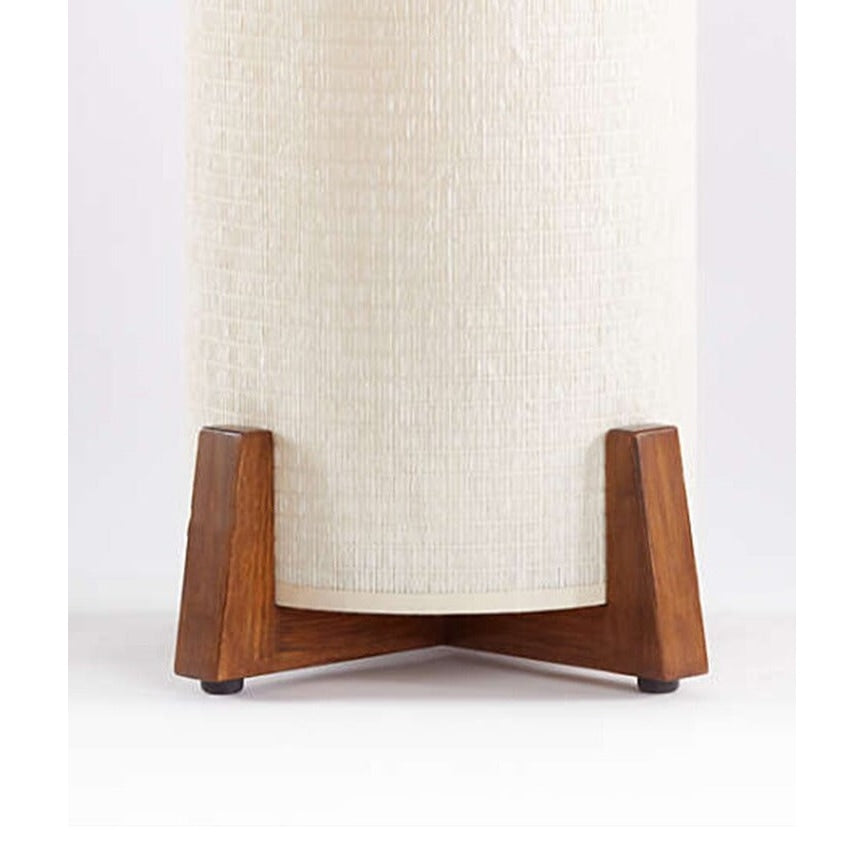 Solid Wood Floor Lamp Minimalist White Cloth Lampshade Japandi Decor | Cl420025 - Table Lamps