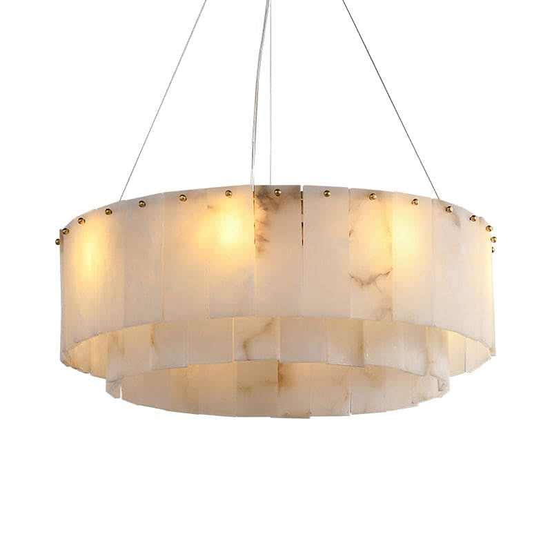 Copper & Alabaster Chandelier for Dining Room Living | Casalola Lights - Chandeliers