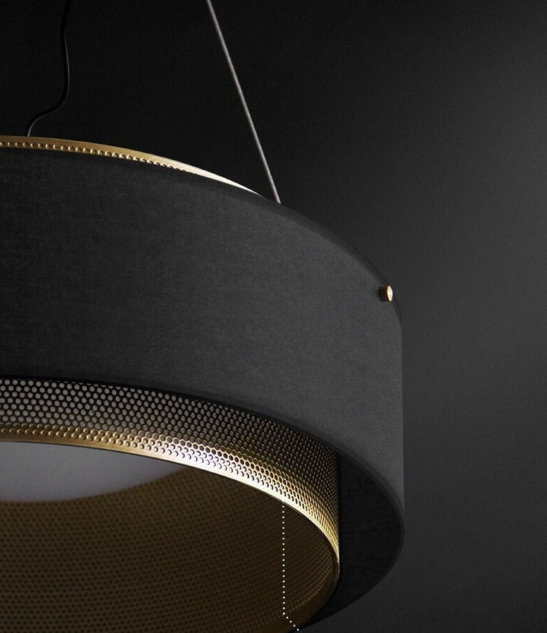 Round Ceiling Light Fixture | Modern Luxe Low Lamp | Casalola - Pendant Lamps