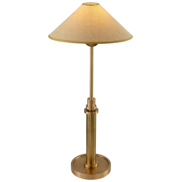 Copper Table Lamp | Modern Luxury Bedside - Art Deco Lamps