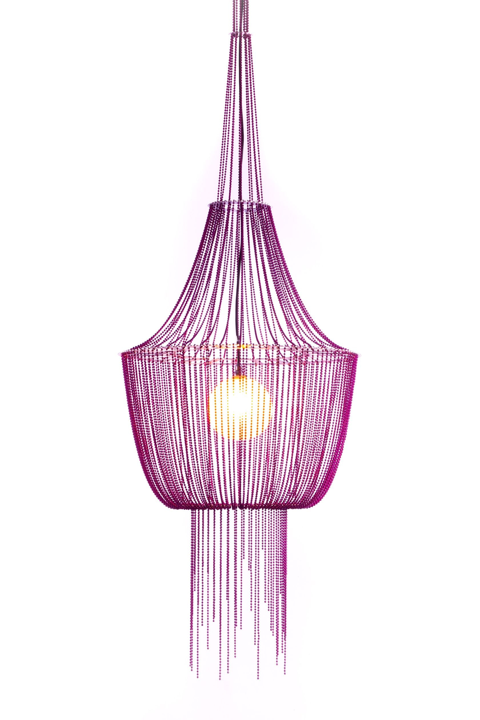 Sculptural Glass Pendant Chandelier for Modern and Eclectic Interiors - Chandeliers