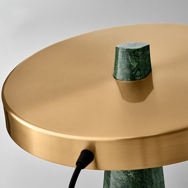 Luxury Table Lamp | Designer Copper Green Marble For Living Room Bedside | Casalola - Modern Lamps