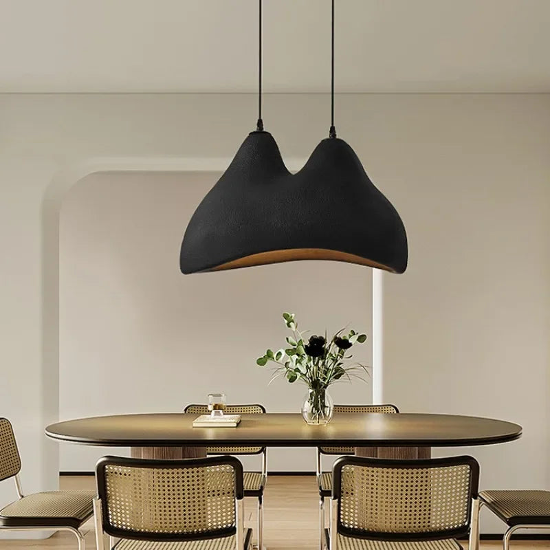 Elegant White Resin Pendant Light - Contemporary Design Accent For Modern Interiors - Lamps