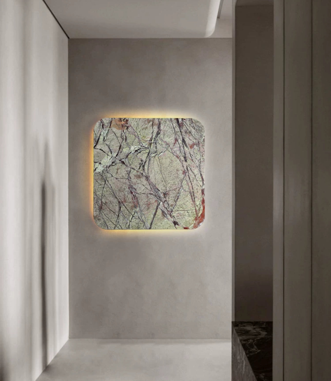 Luxurious Stone Wall Light 60x660cm Warm Led Lighting Intelligent Control - Minimalist Lamps