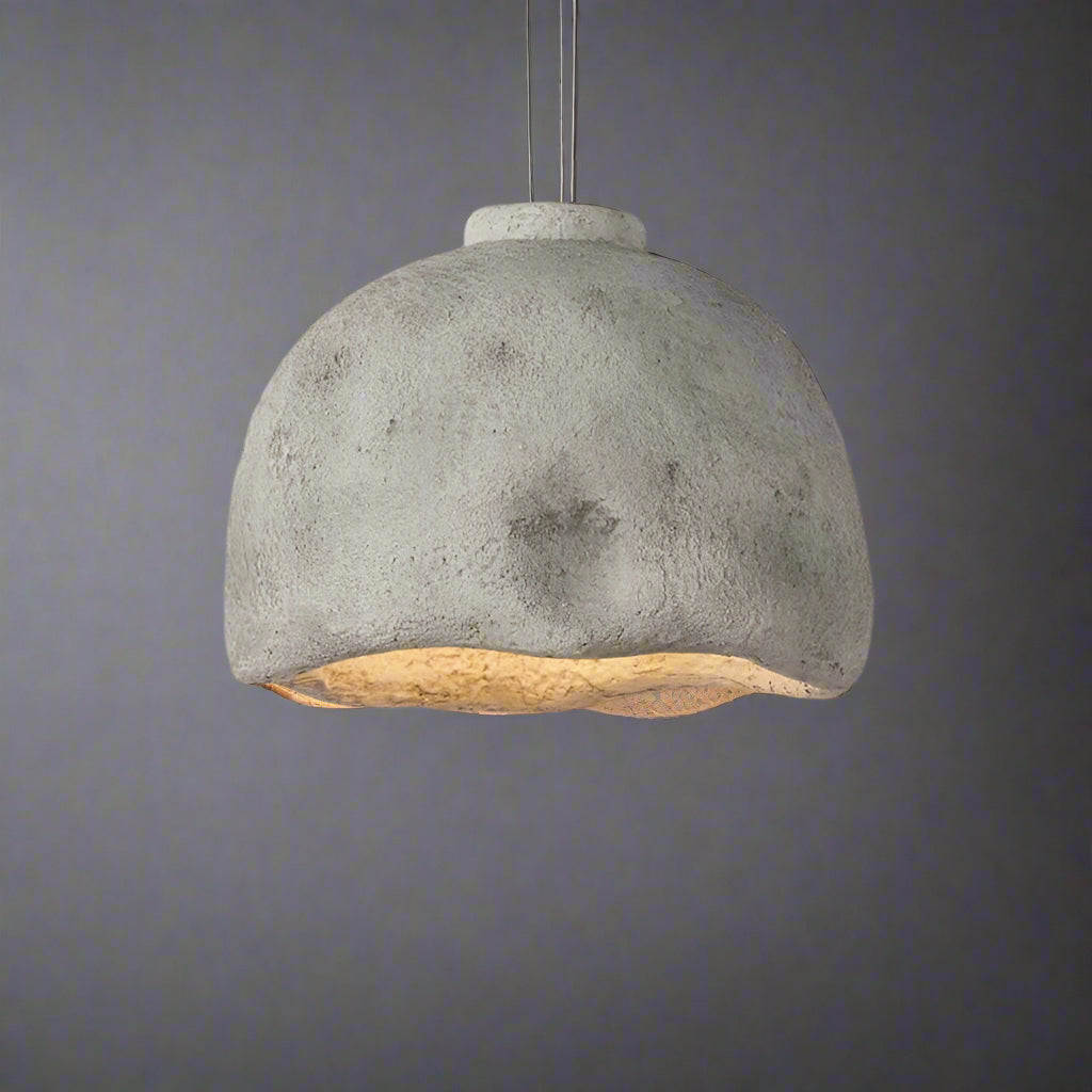 Modern Minimalism Pendant Lamps – Textured Ceramic Hanging Lights for Contemporary Interiors - Lamps