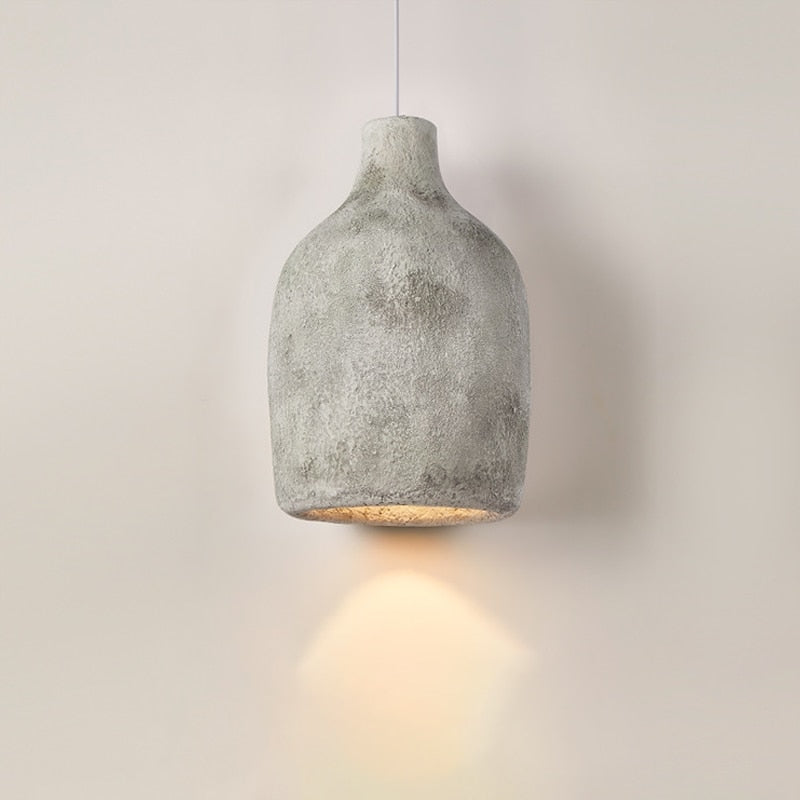 Rustic Modern Pendant Lamp ?? Textured Ceramic Shade for Contemporary Interiors - Lamps