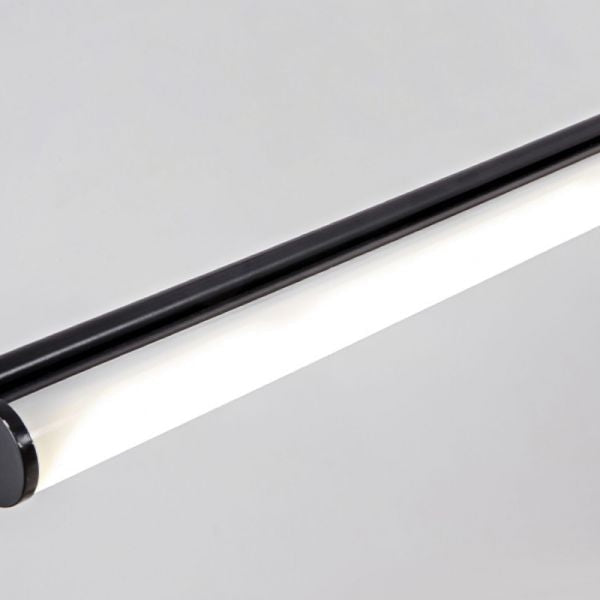 Modern Ceiling Light Fixture | Black Led Minimalist Lamps For Kitchen Island Dining Room - Semi-flush Mounts