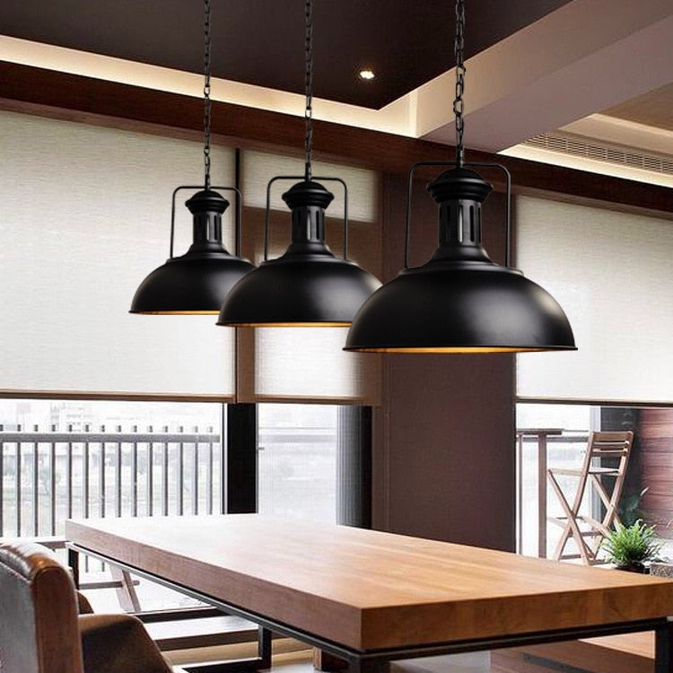 Industrial Pendant Lights Metal Single Lamps For Loft Bar Restaurants Lounges - Lamps