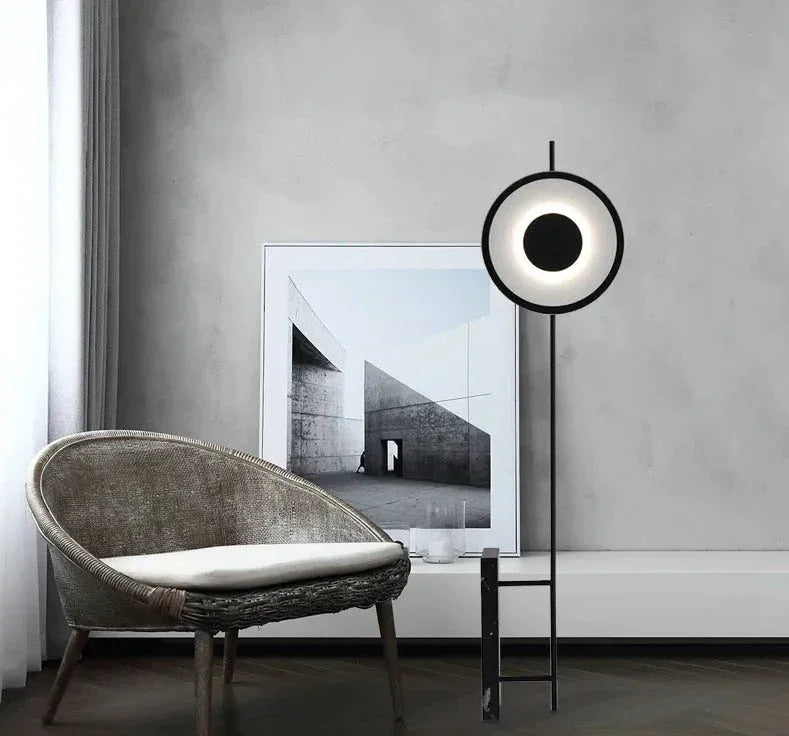 Modern Floor Lamp | Featuring Iron & Marble | For Living Room - Lamps
