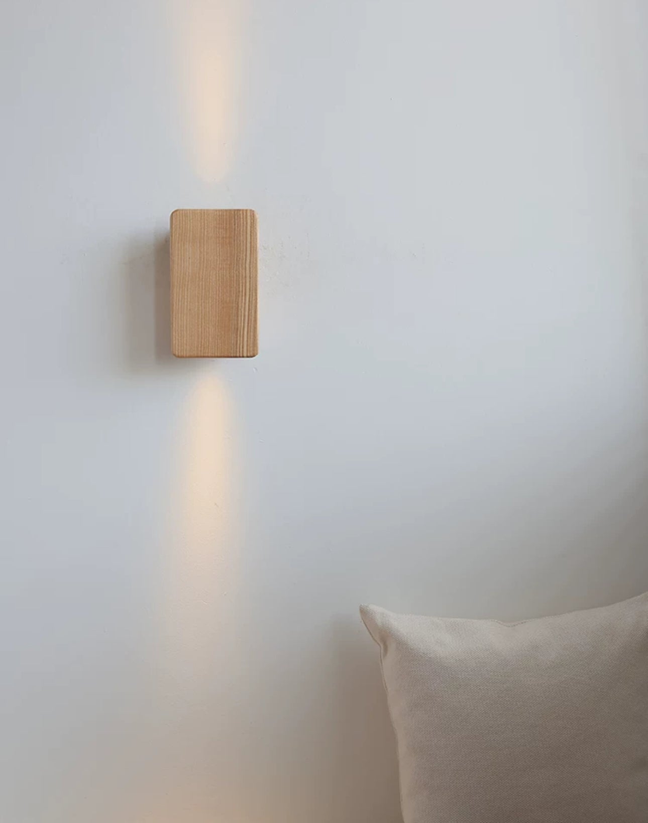 Japandi Design 20x12cm Wood Cool 4000k Led Lighting Intelligent Control - Minimalist Wall Lamps