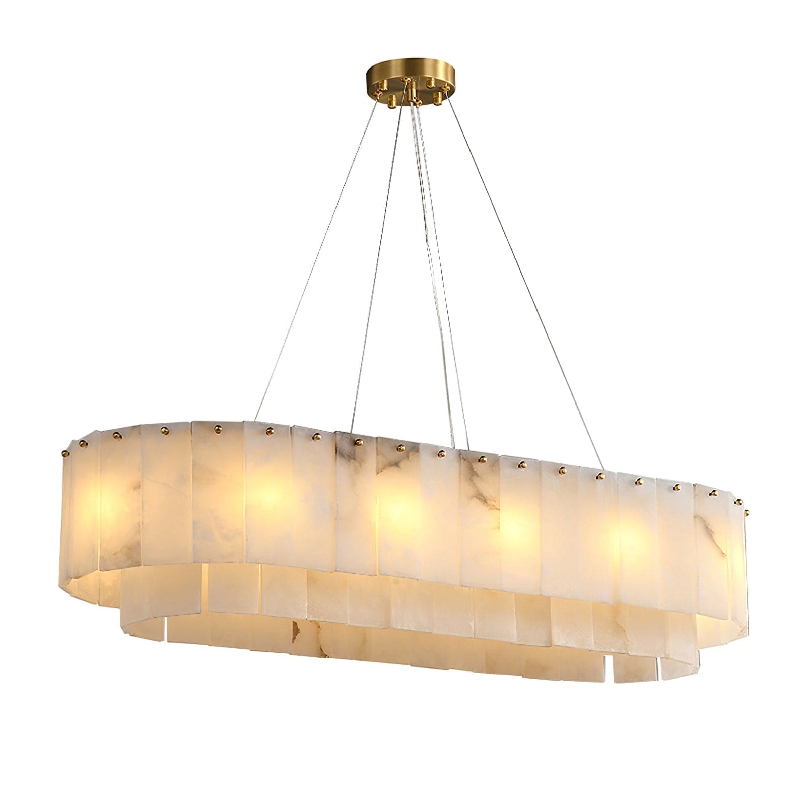 Alabaster Chandelier for Dining Room | Luxury Lighting | Casalola Lights - Chandeliers