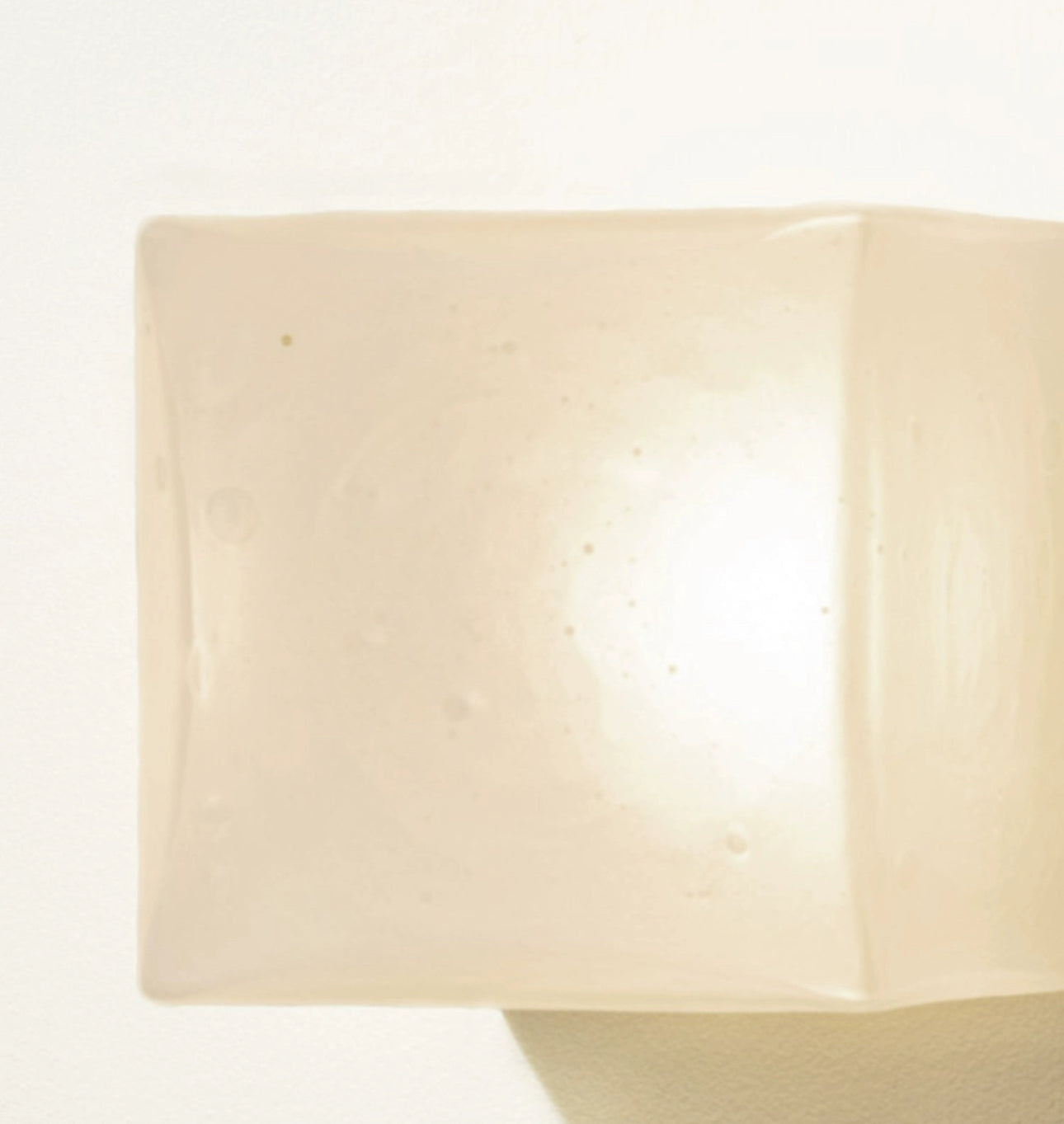 Minimalism Square Wall Lamp - Modern Glass & Iron 15x15 Cm - Minimalist Lamps