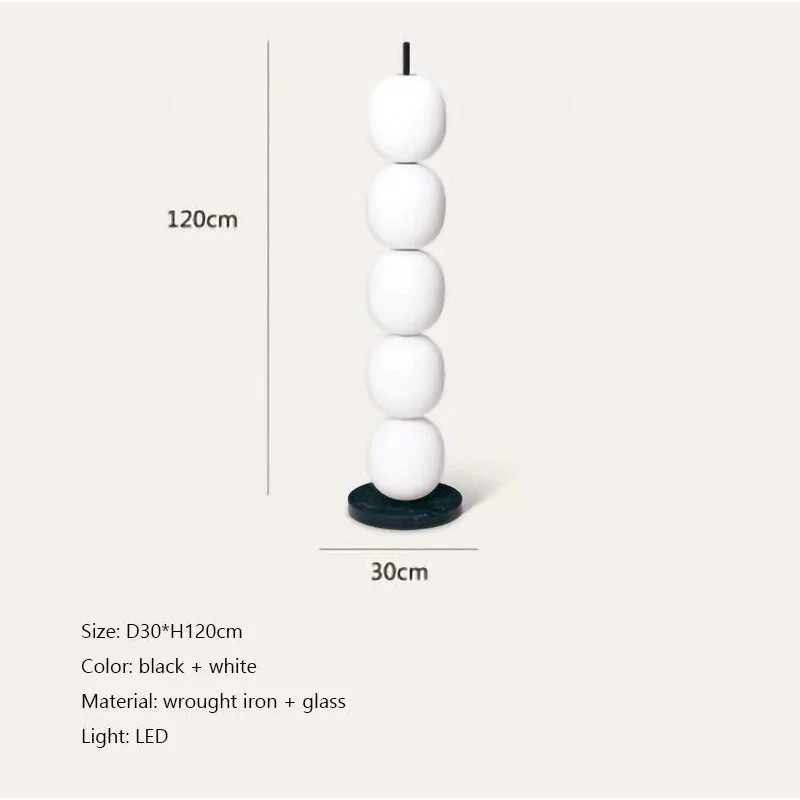 Modern Floor Lamp | Mankai | Glass Beads Lamps | Casalola
