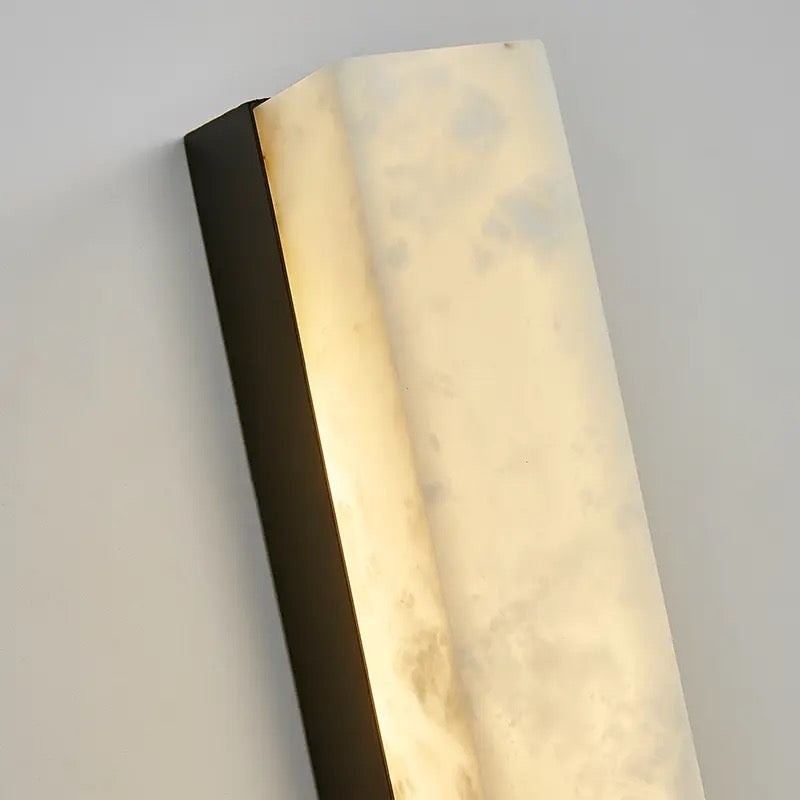 Marble Copper Wall Lamp For Hall Living Room Dining Bedroom - Minimalist Lamps