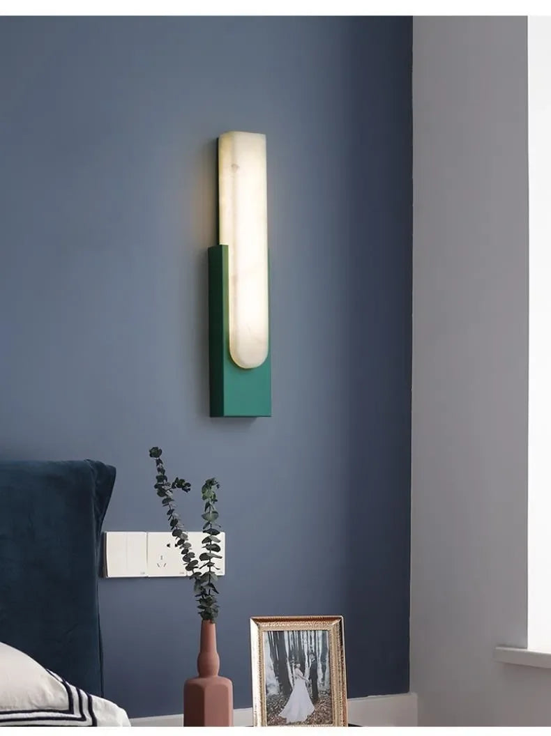 Led Marble Wall Lamp | Modern Sconce | Luxury Sconces - Minimalist Lamps