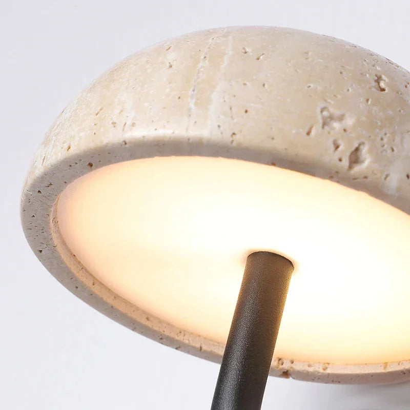 Marble Wall Lamp Natural Material Wabi-sabi Light Fixtures For Bedside Living Room Corridor - Modern Sconces