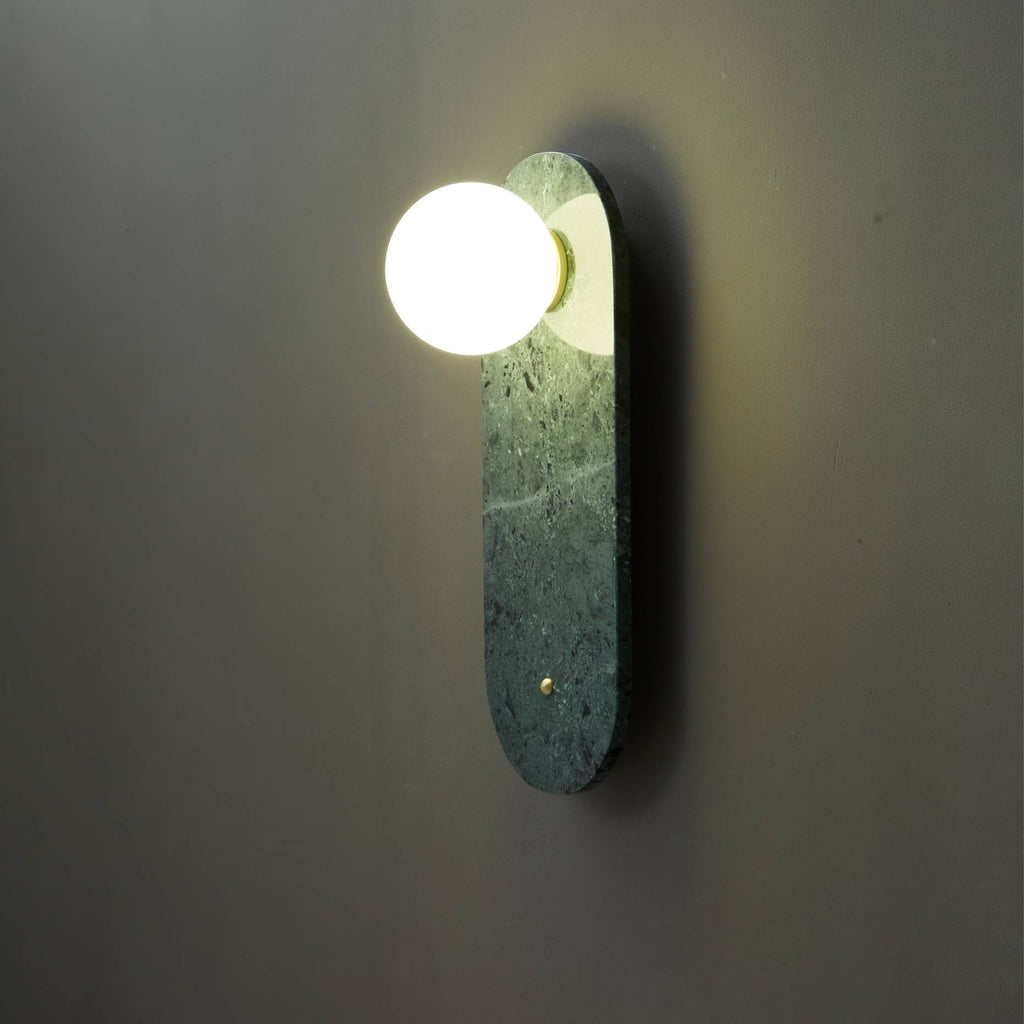 Marble Wall Light Fixtures Green White Luxury Interior Home Decor - Modern Sconces