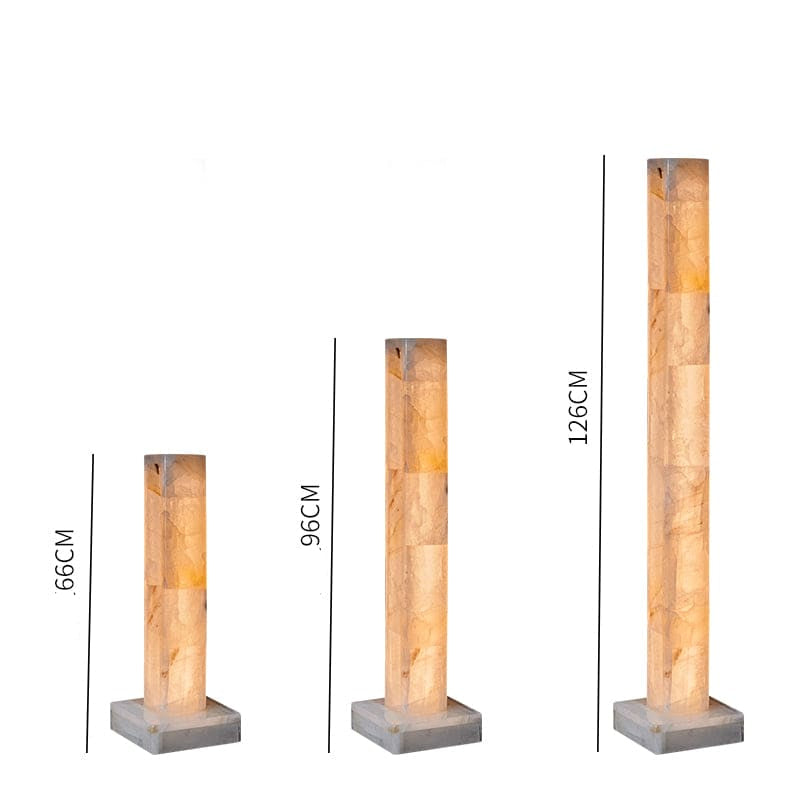 Alabaster Floor Lamps for Living Room - Modern Luxury Decor - Torchiere