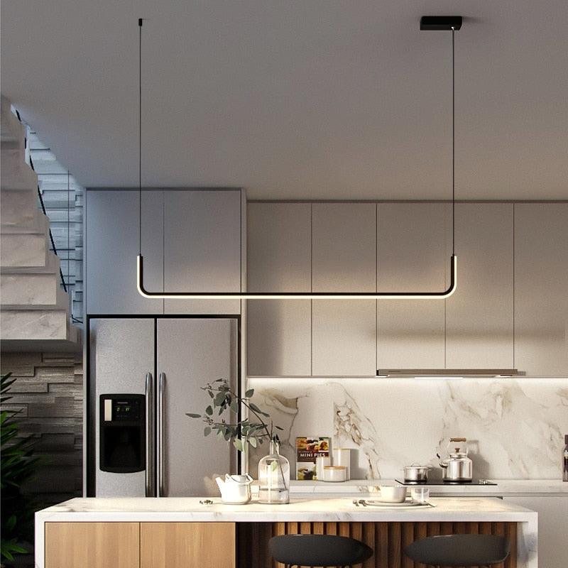 Led Kitchen Island Pendant Lighting | Modern Chandelier Light For Dining Room | Casalola - Semi-flush Mounts