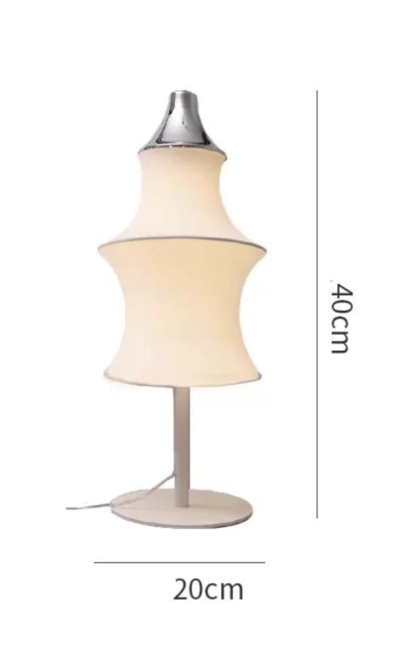 Modern Minimalism Table Lamp in Fabric and Iron for Living Room or Bedroom - Minimalist Lamps