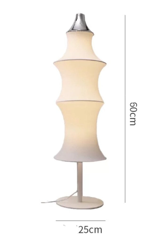 Modern Minimalism Table Lamp in Fabric and Iron for Living Room or Bedroom - Lamps