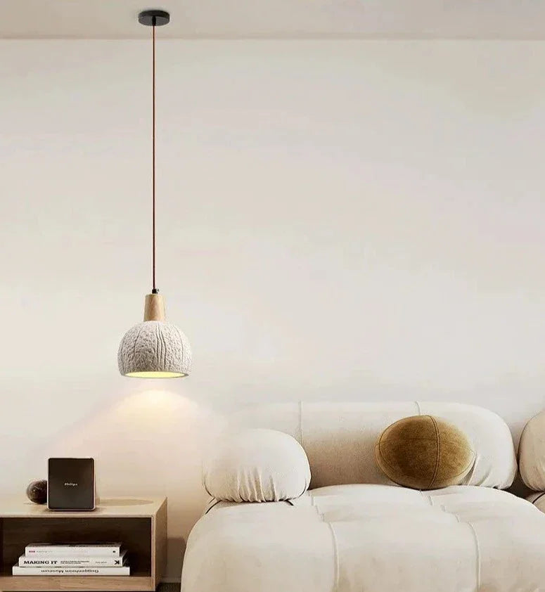 Minimalist Natural Pendant Lamps For Dining Room Bedroom Living - Lamps