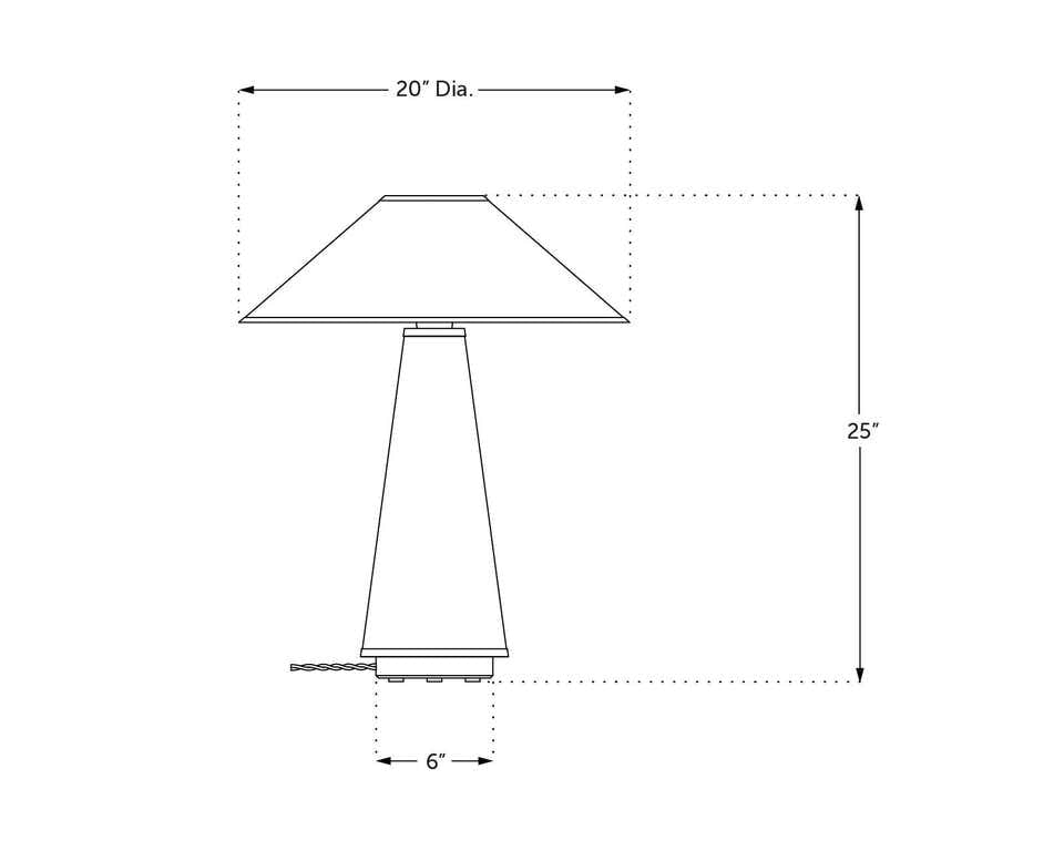 Minimalist Table Lamp Linden White Linen Bedside Lamps