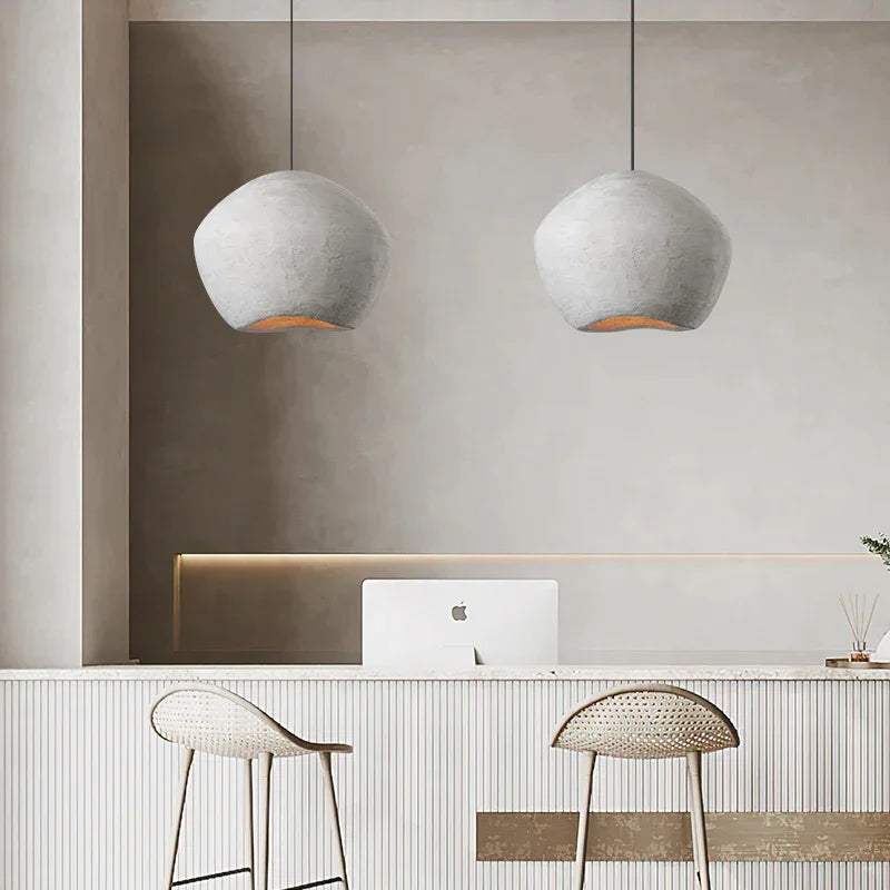 Modern Minimalist Wabi-sabi Pendant Lights For Living Room Bedroom - Lamps