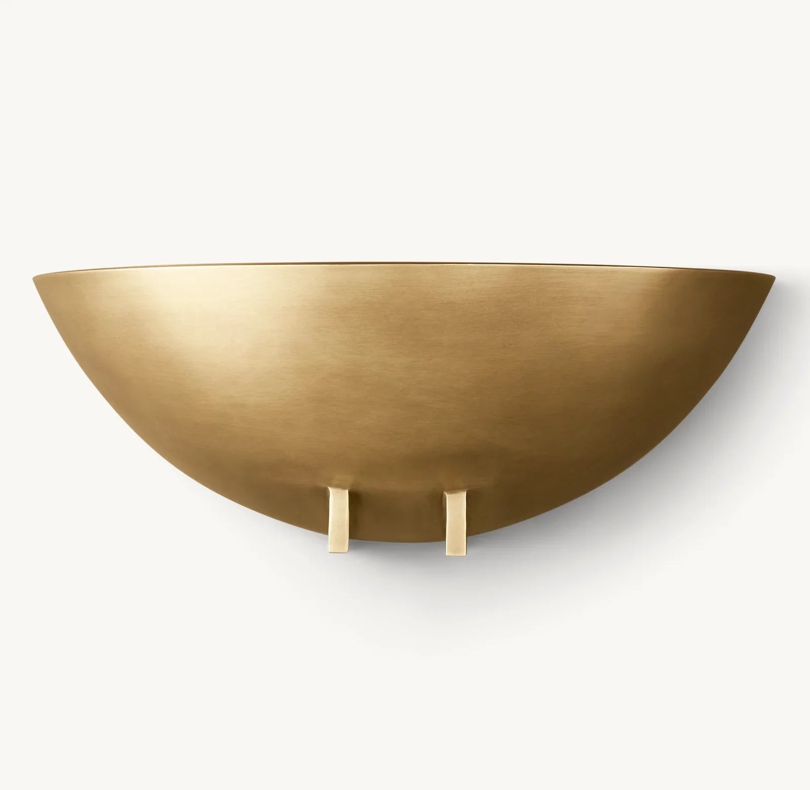 Modern Brass Bowl Wall Sconce for Living Room or Hallway - Sconces