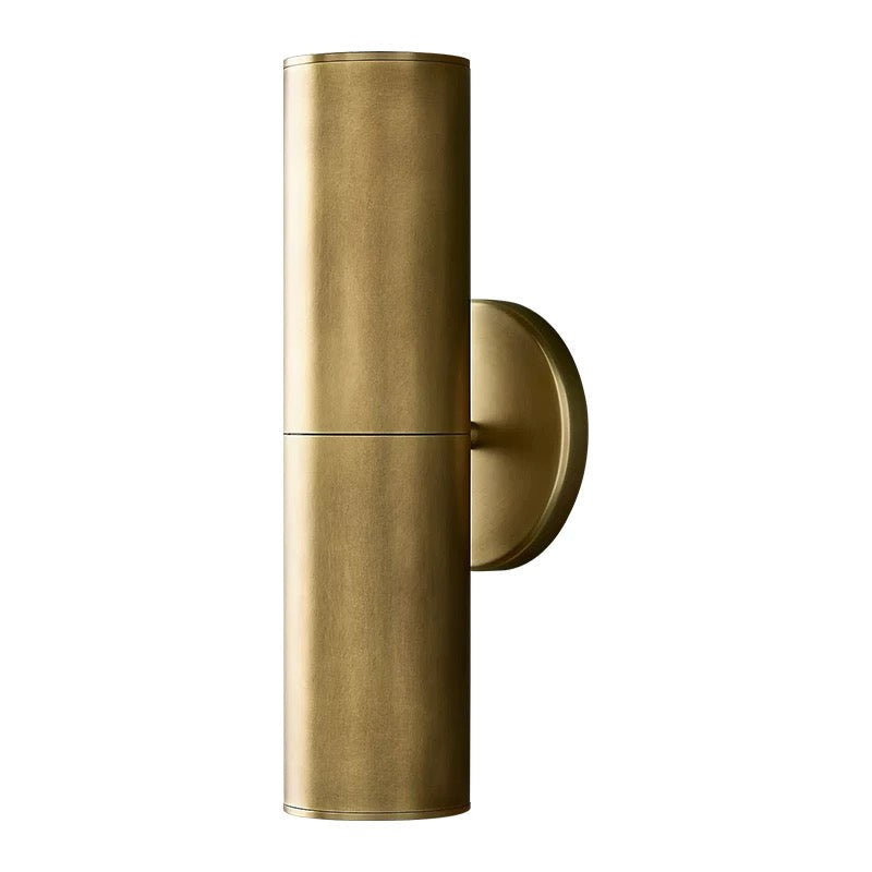 Modern Copper Led Wall Sconce – Dual Light Fixture in Bronze or Black for Indoor and Outdoor Spaces - Sconces